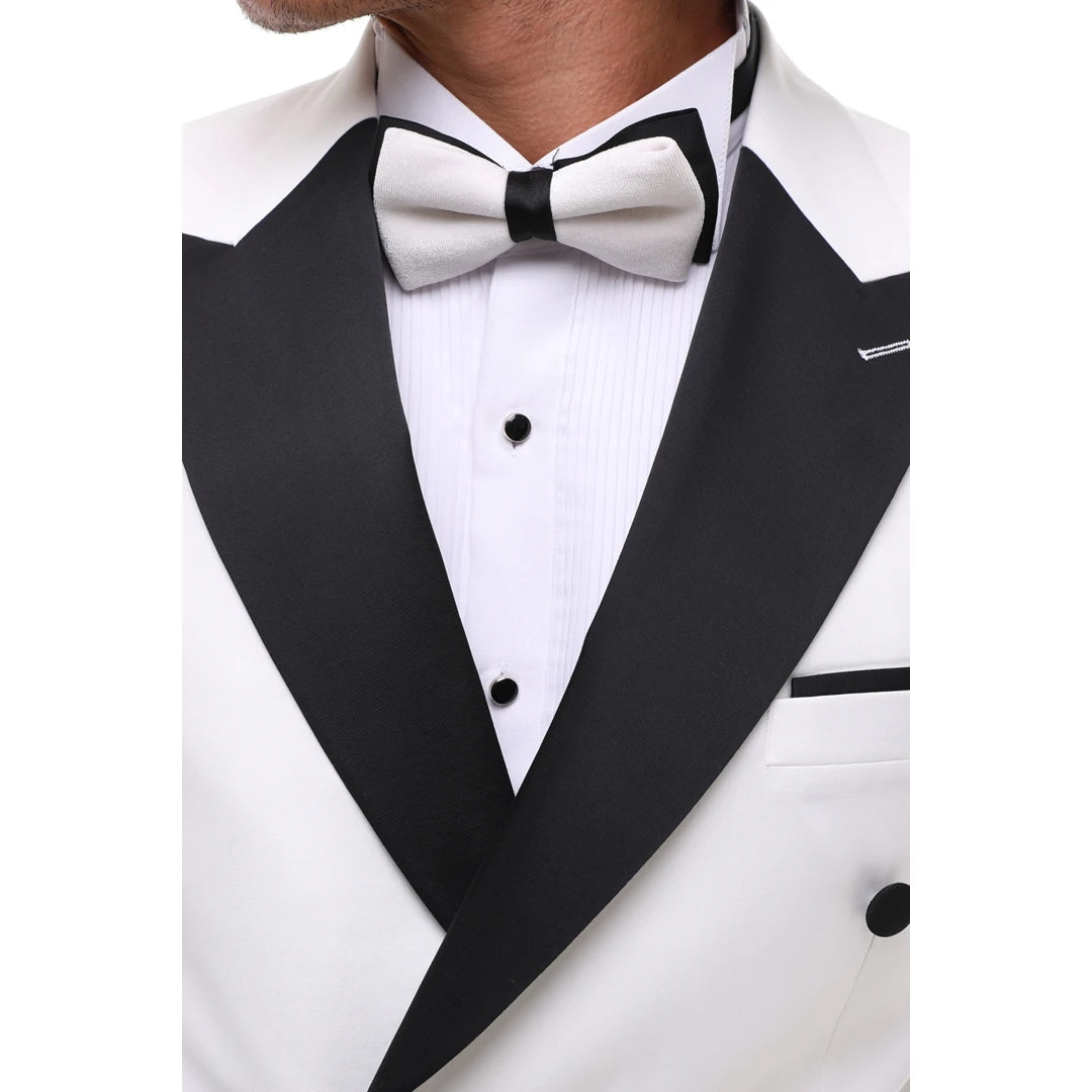 Formal 2 Pieces Mens Suit Flat Peak Lapel Tuxedos For Wedding (Blazer+Pants) mens event wear