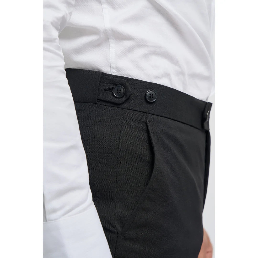 Formal 2 Pieces Mens Suit Flat Peak Lapel Tuxedos For Wedding (Blazer+Pants) mens event wear