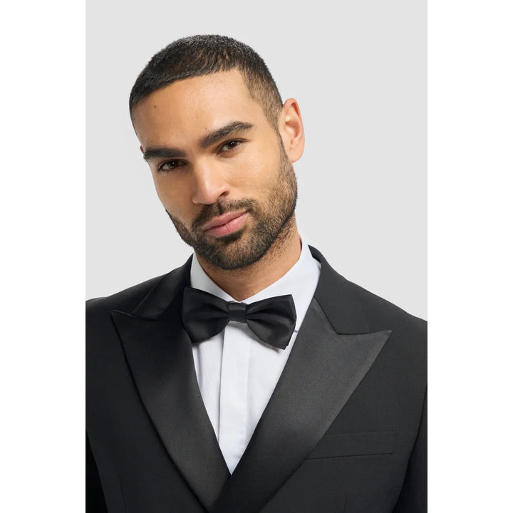 Formal 2 Pieces Mens Suit Flat Peak Lapel Tuxedos For Wedding (Blazer+Pants) mens event wear