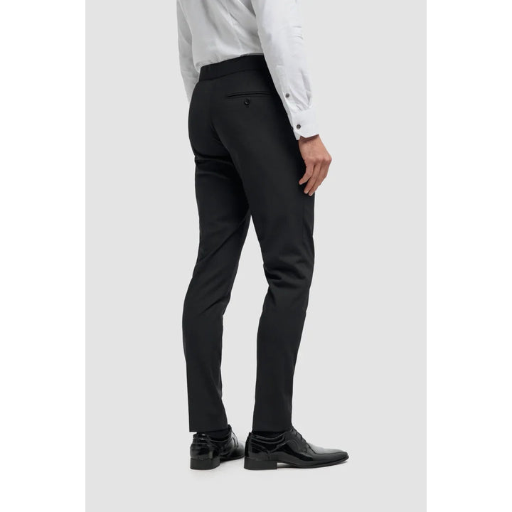 Formal 2 Pieces Mens Suit Flat Peak Lapel Tuxedos For Wedding (Blazer+Pants) mens event wear