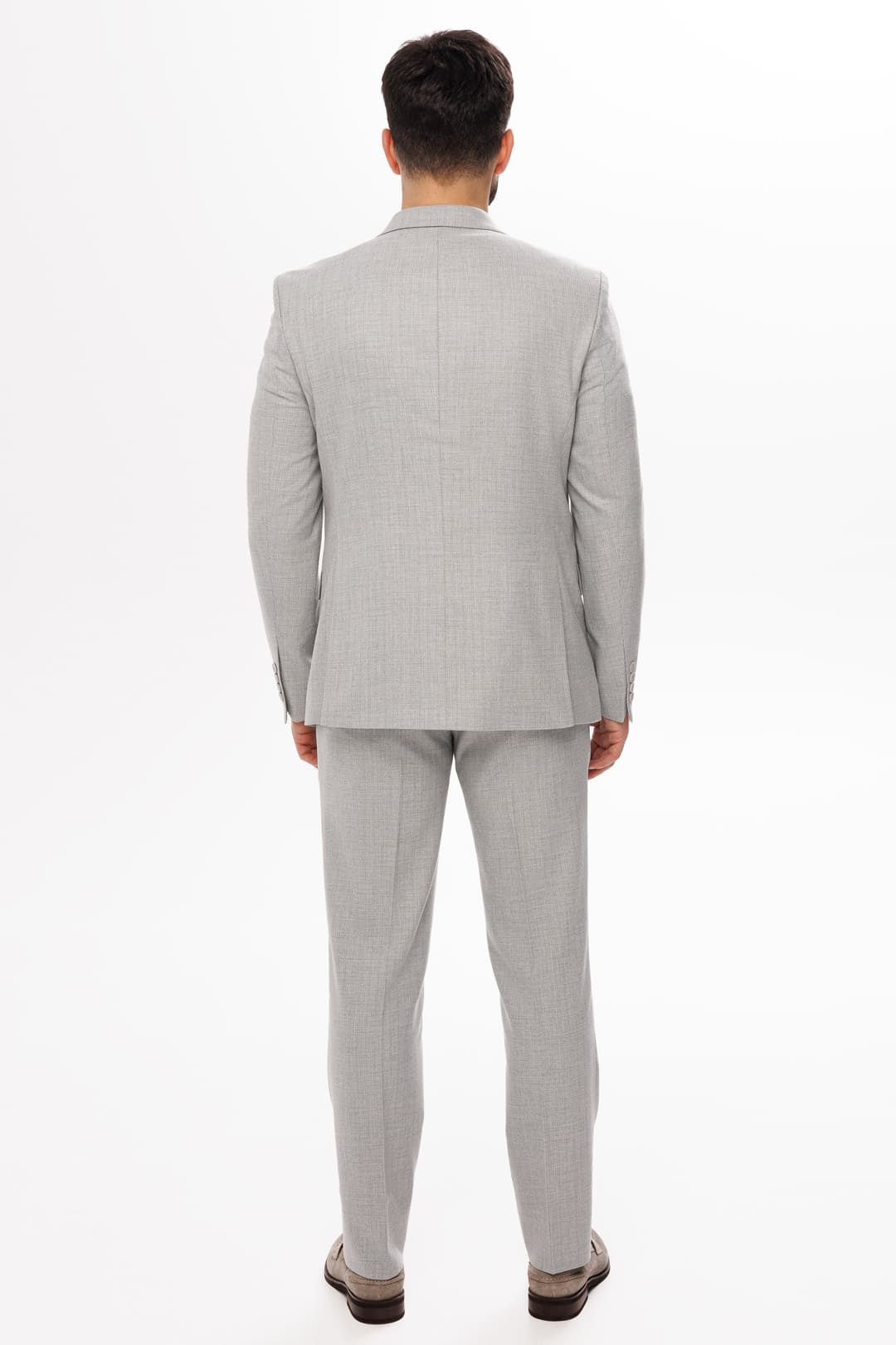 Formal 2 Pieces Mens Suit Flat Peak Lapel Tuxedos For Wedding (Blazer+Pants) mens event wear