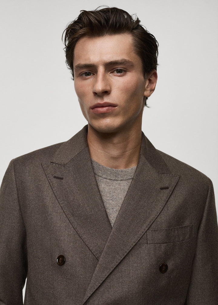 Formal 2 Pieces Mens Suit Flat Peak Lapel Tuxedos For Wedding (Blazer+Pants) mens event wear