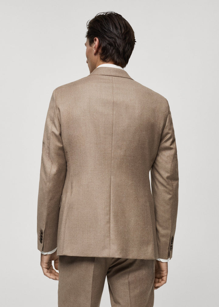 Formal 2 Pieces Mens Suit Flat Peak Lapel Tuxedos For Wedding (Blazer+Pants) mens event wear