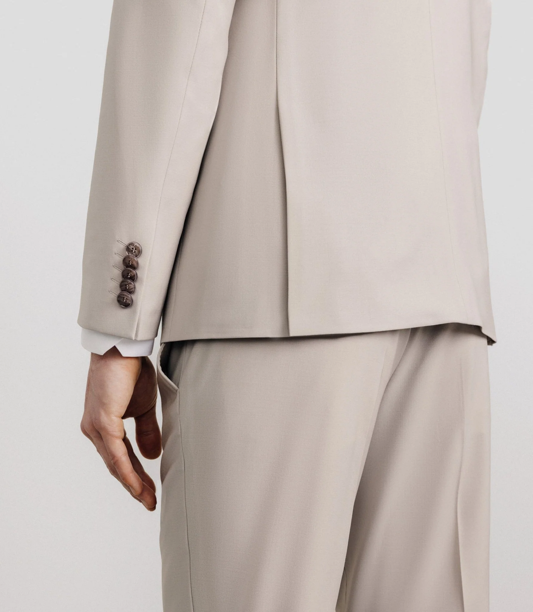 Formal 2 Pieces Mens Suit Flat Peak Lapel Tuxedos For Wedding (Blazer+Pants) mens event wear