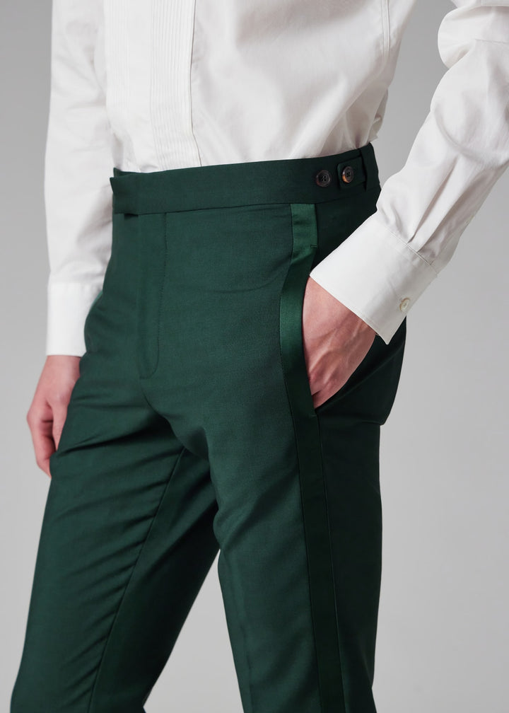 Formal 2 Pieces Mens Suit Flat Peak Lapel Tuxedos For Wedding (Blazer+Pants) mens event wear