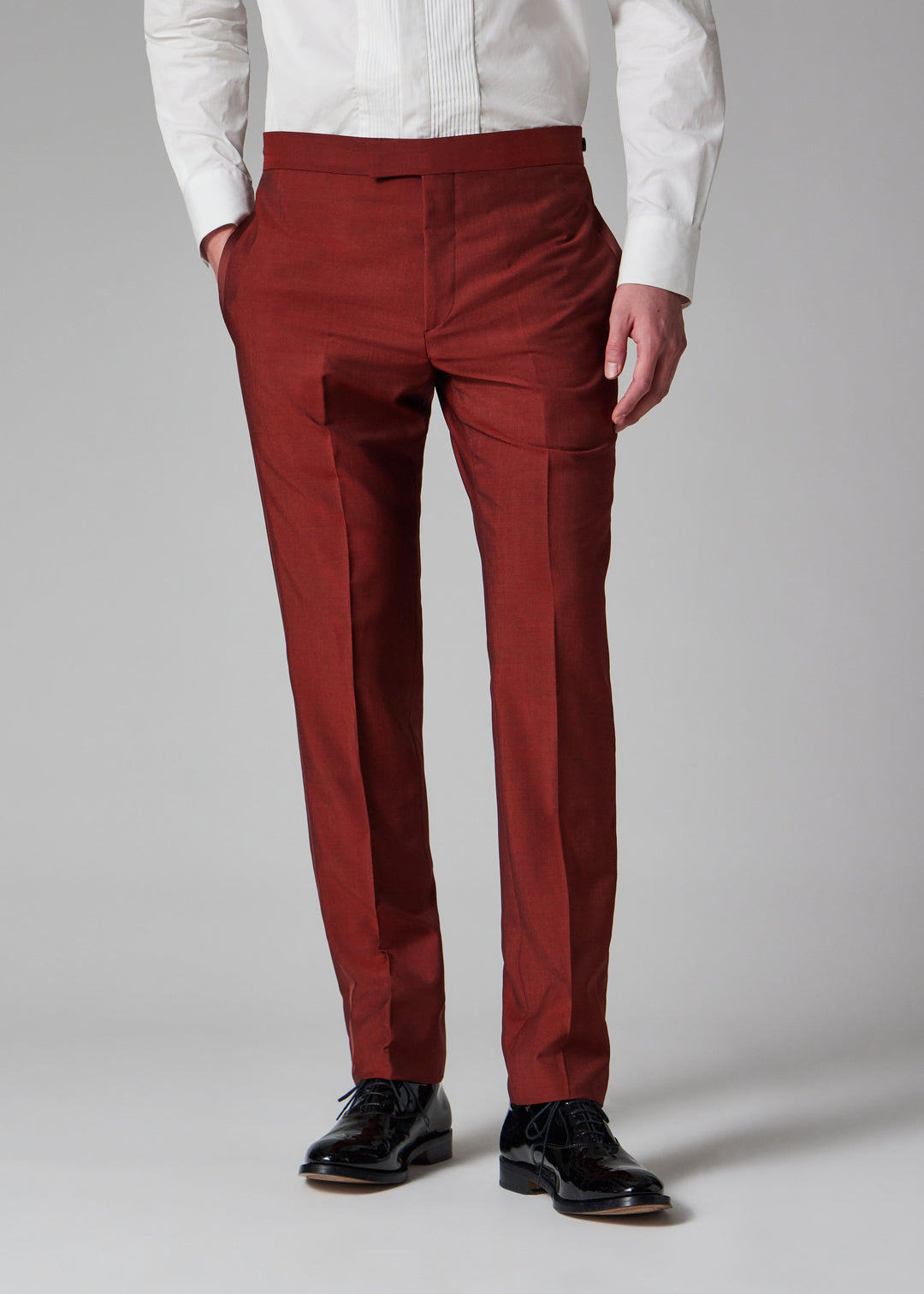 Formal 2 Pieces Mens Suit Flat Peak Lapel Tuxedos For Wedding (Blazer+Pants) mens event wear