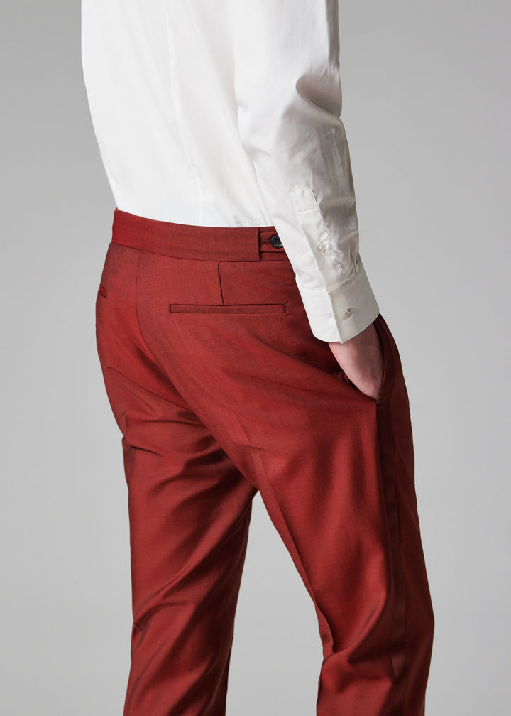 Formal 2 Pieces Mens Suit Flat Peak Lapel Tuxedos For Wedding (Blazer+Pants) mens event wear