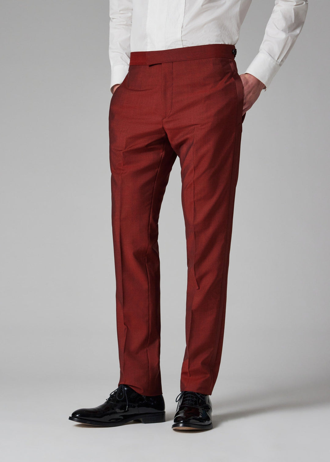 Formal 2 Pieces Mens Suit Flat Peak Lapel Tuxedos For Wedding (Blazer+Pants) mens event wear