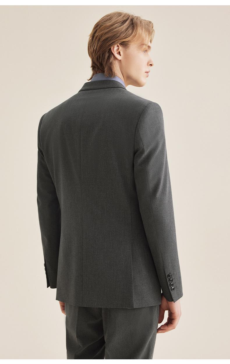 Formal 2 Pieces Mens Suit Flat Peak Lapel Tuxedos For Wedding (Blazer+ Vest + Pants) mens event wear