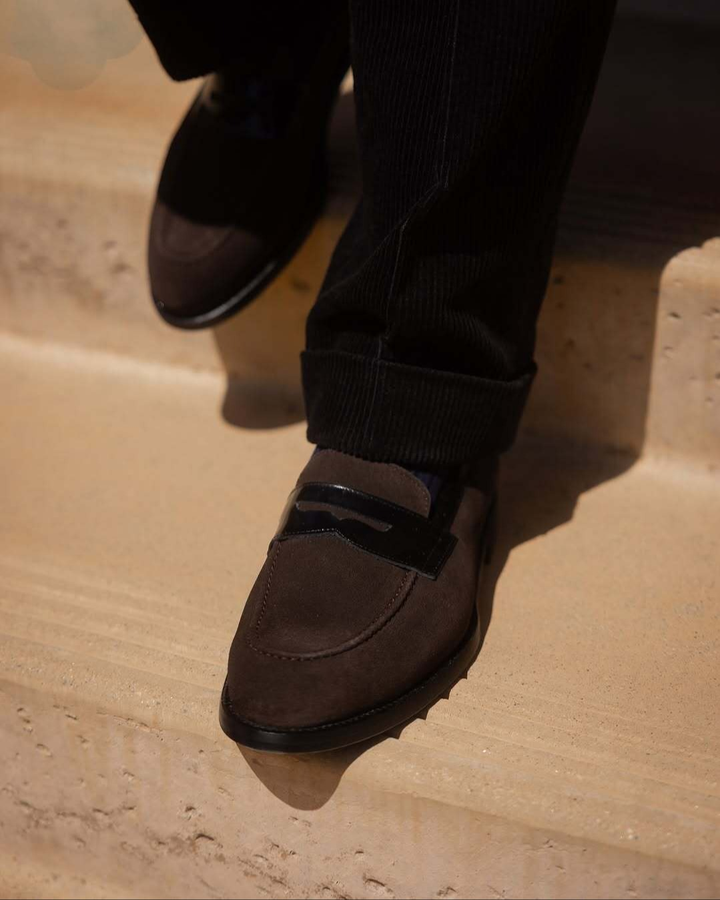 Formal 3 Pieces Mens Suit Corduroy Notch Lapel Tuxedos For Wedding (Blazer+Vest+Pants) mens event wear