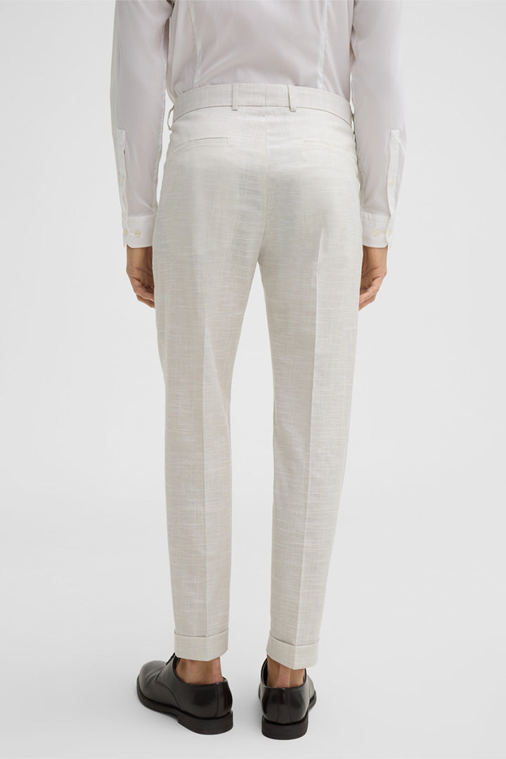 Formal 3 Pieces Mens Suit Flat Linen Notch Lapel Suit(Blazer+Vest+Pants) mens event wear