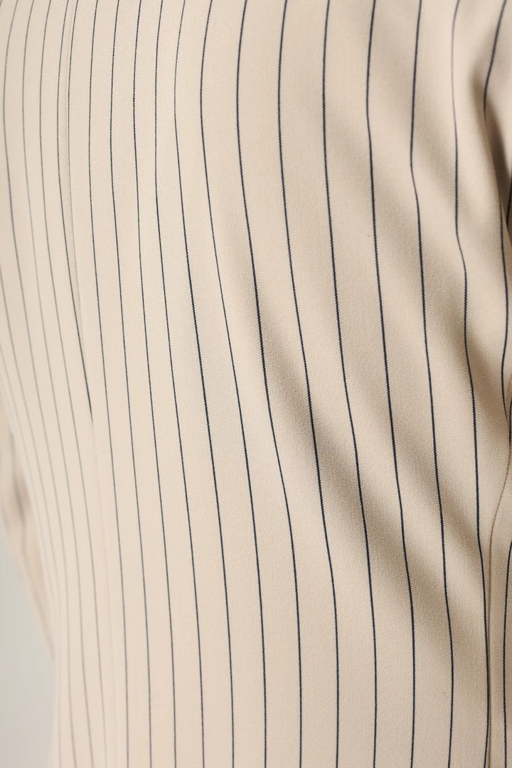 Formal Men's 2 Pieces Mens Suit Peak Lapel Striped Tuxedos (Blazer+Pants) mens event wear