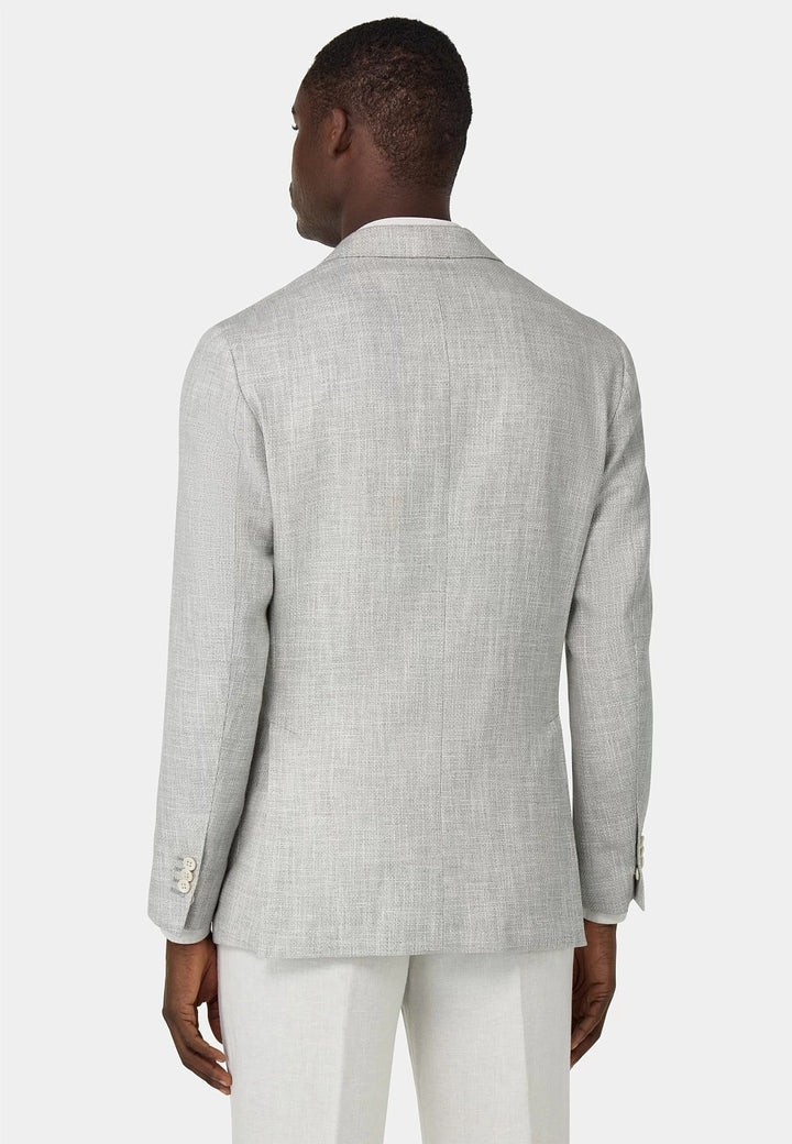 Formal Men's Regular Linen Notch Lapel Blazer for Weddings mens event wear