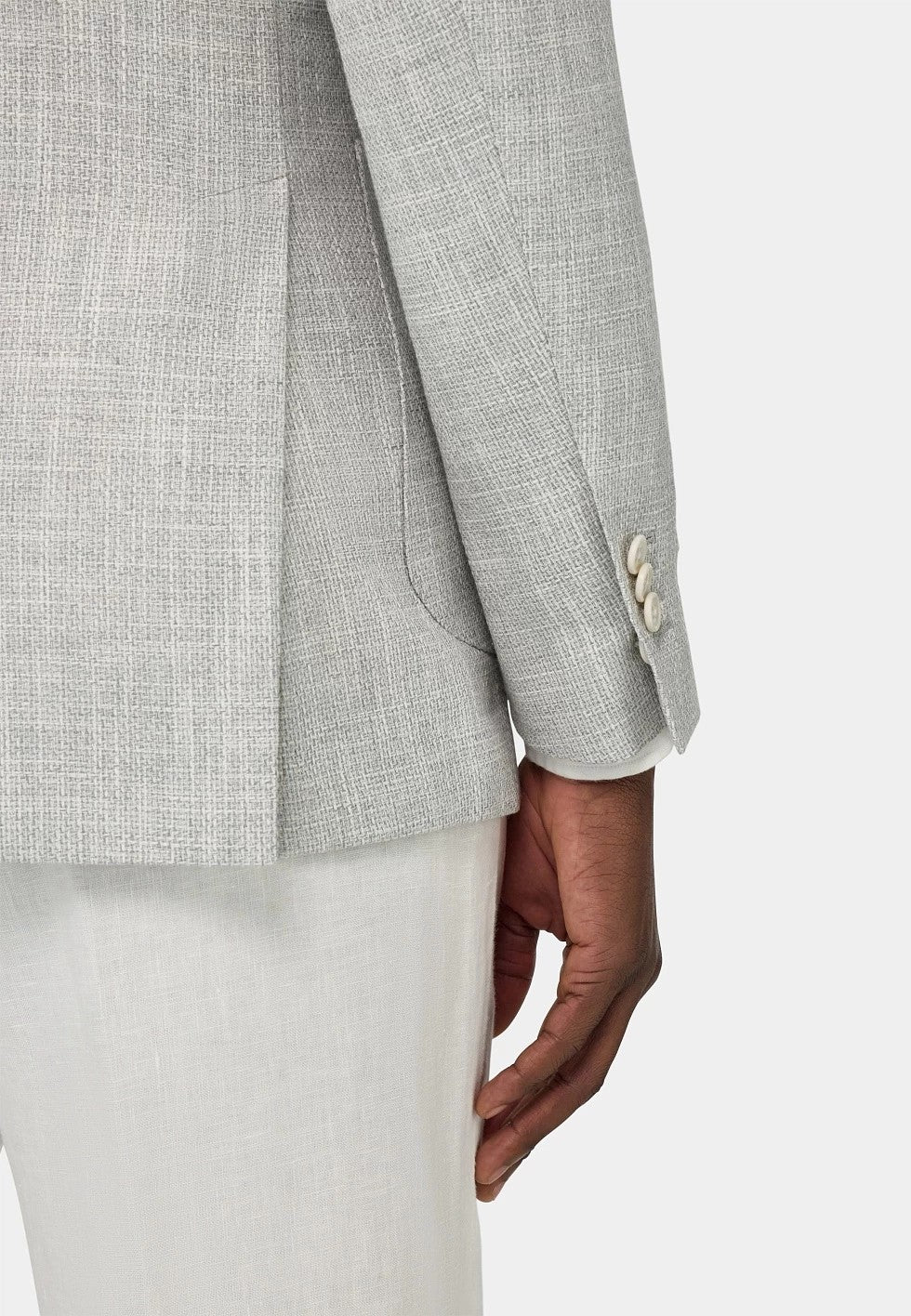 Formal Men's Regular Linen Notch Lapel Blazer for Weddings mens event wear