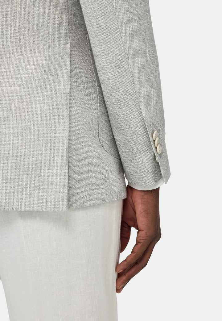 Formal Men's Regular Linen Notch Lapel Blazer for Weddings mens event wear