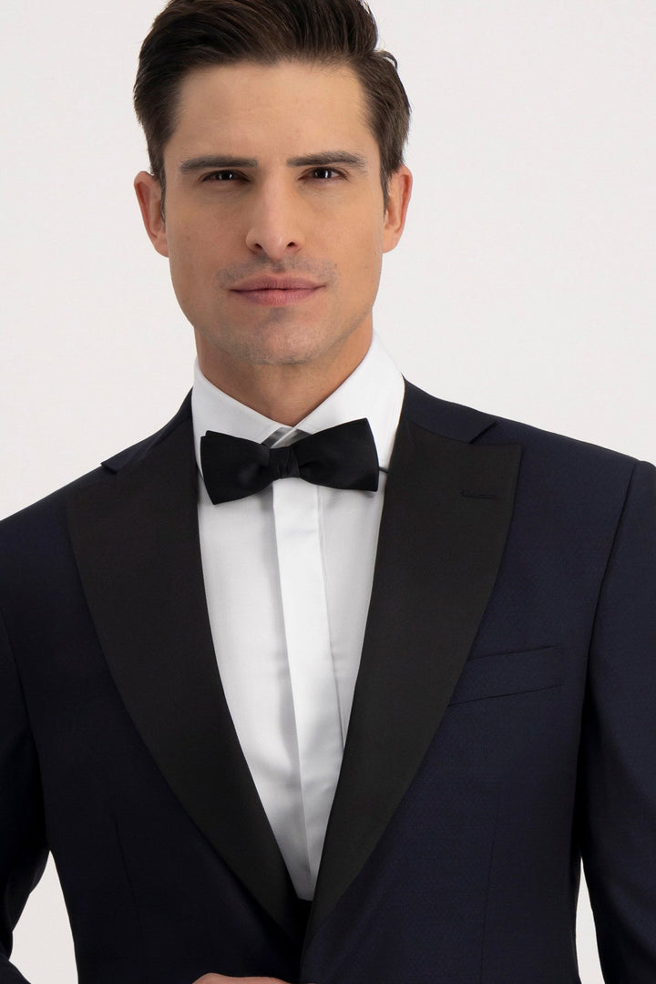 Formal Men's Suit 3 Piece Peak Lapel Solid Color Tuxedo Wedding (Blazer + Vest + Pants) mens event wear