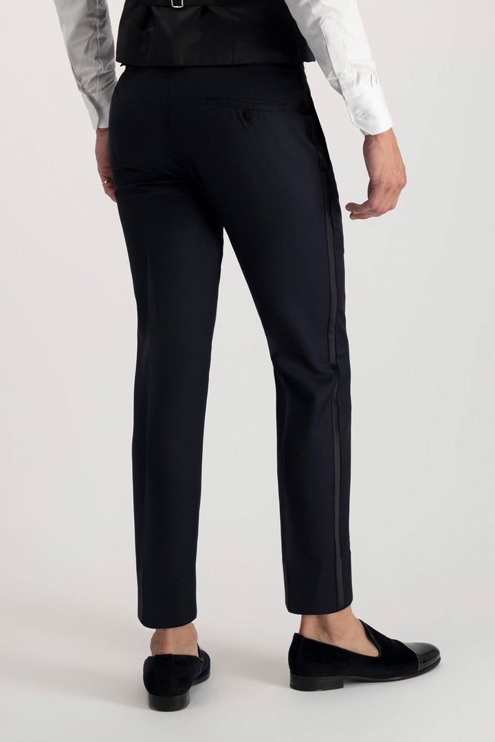 Formal Men's Suit 3 Piece Peak Lapel Solid Color Tuxedo Wedding (Blazer + Vest + Pants) mens event wear