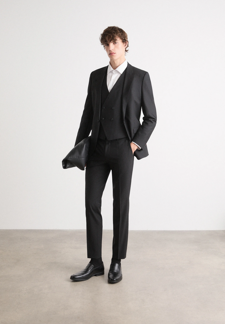 Formal Men's Suits Slim Fit 3 Pieces Notch Lapel Tuxedos (Blazer+Vest+ Pant) mens event wear