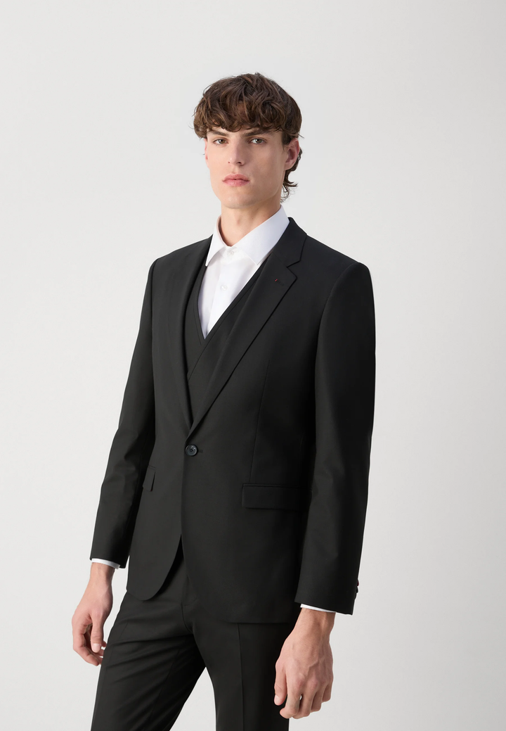 Formal Men's Suits Slim Fit 3 Pieces Notch Lapel Tuxedos (Blazer+Vest+ Pant) mens event wear
