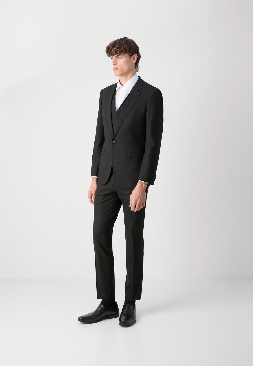 Formal Men's Suits Slim Fit 3 Pieces Notch Lapel Tuxedos (Blazer+Vest+ Pant) mens event wear