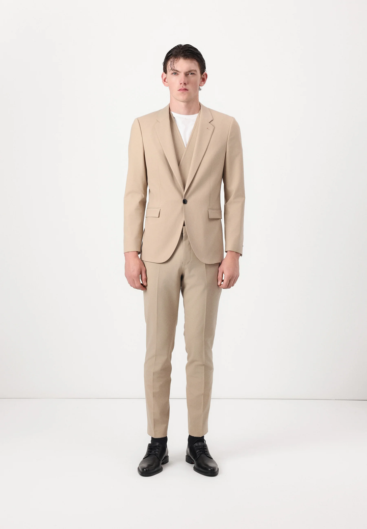 Formal Men's Suits Slim Fit 3 Pieces Peak Lapel Tuxedos (Blazer+Vest+ Pant) mens event wear