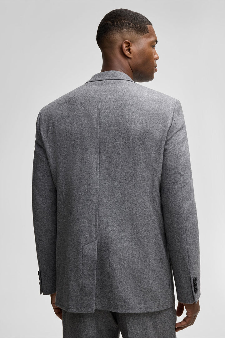 Men's Casual 2 Pieces Mens Suit Tweed Notch Lapel Tuxedos (Blazer+Pants) mens event wear