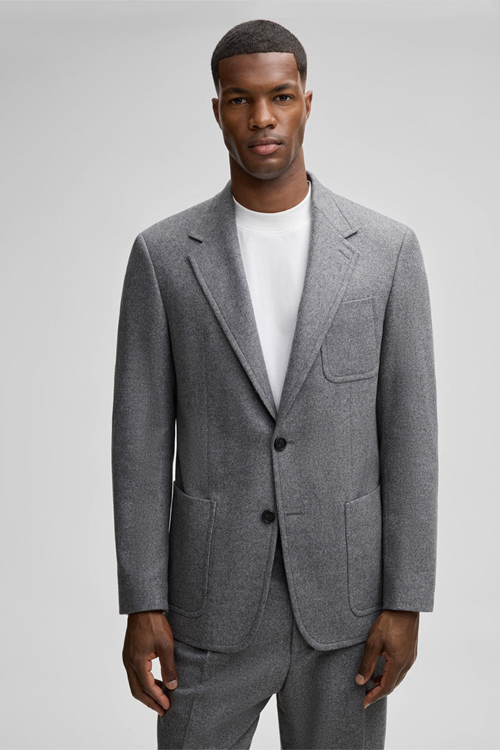 Men's Casual 2 Pieces Mens Suit Tweed Notch Lapel Tuxedos (Blazer+Pants) mens event wear