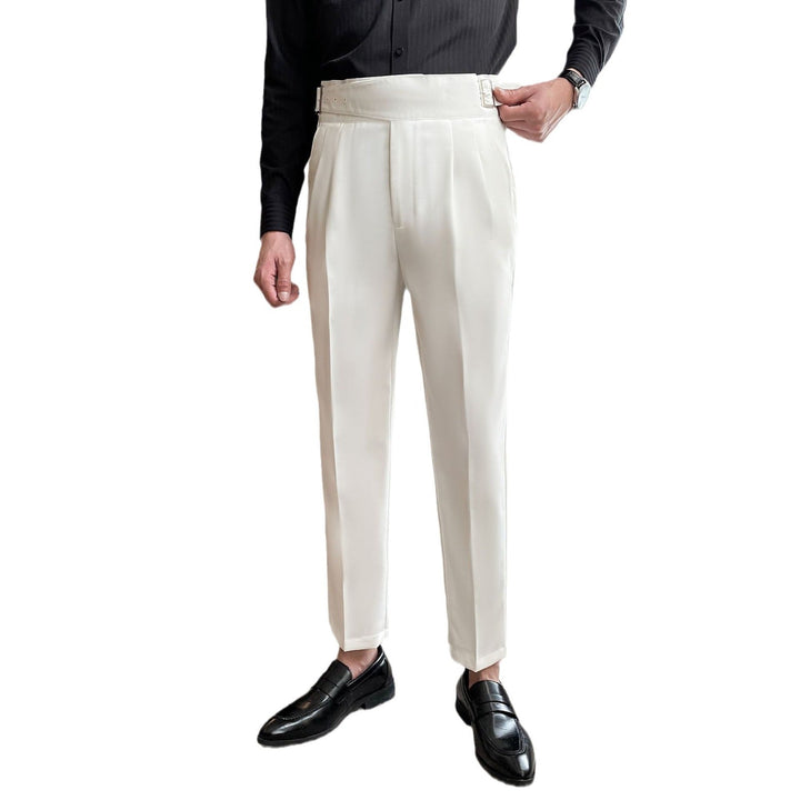 Men's Causal Suit Pants Regular Fit Trousers mens event wear