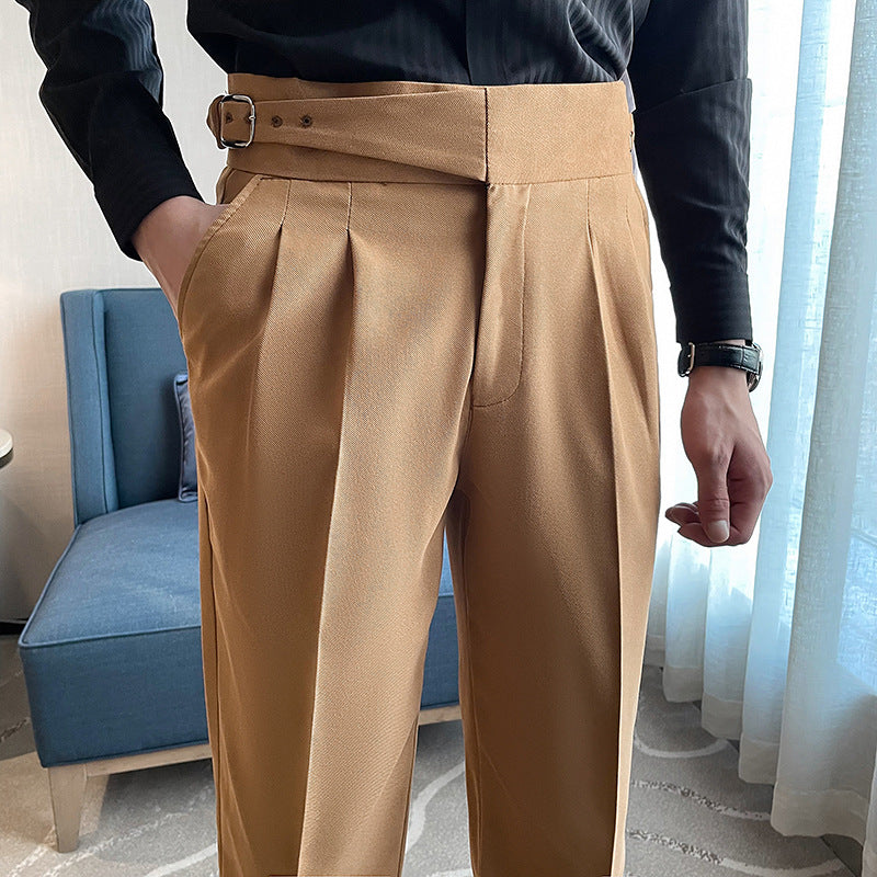 Men's Causal Suit Pants Regular Fit Trousers mens event wear