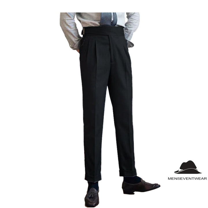 Men's Causal Suit Pants Regular Fit Trousers mens event wear