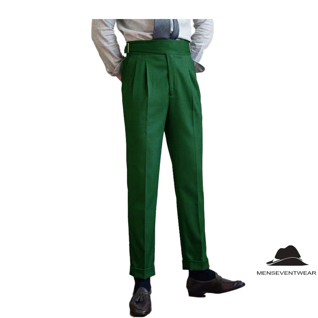 Men's Causal Suit Pants Regular Fit Trousers mens event wear