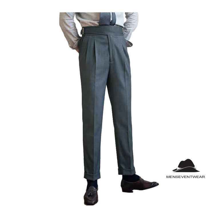 Men's Causal Suit Pants Regular Fit Trousers mens event wear