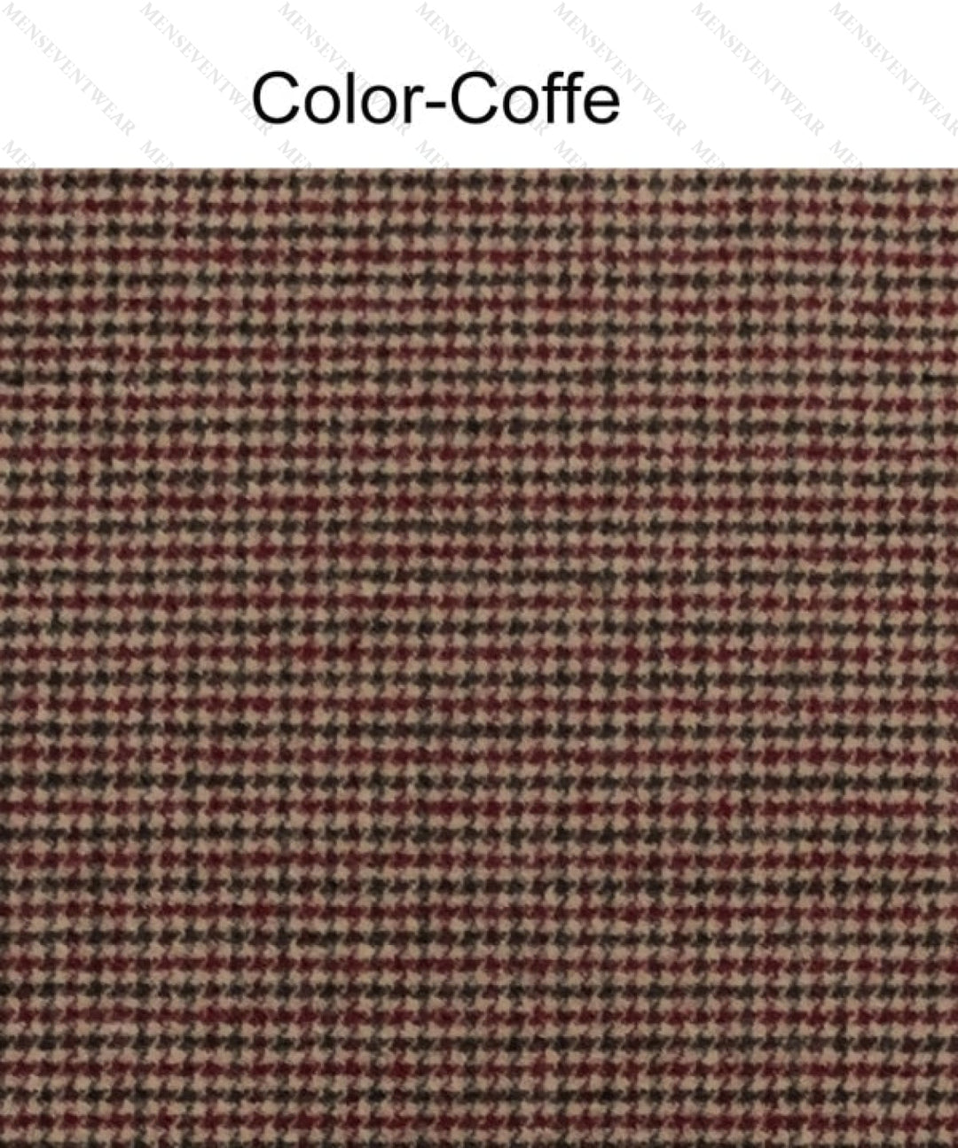 Fashion Men's 3 Pieces Houndstooth Notch Lapel Tuxedos (Blazer+vest+Pants) mens event wear