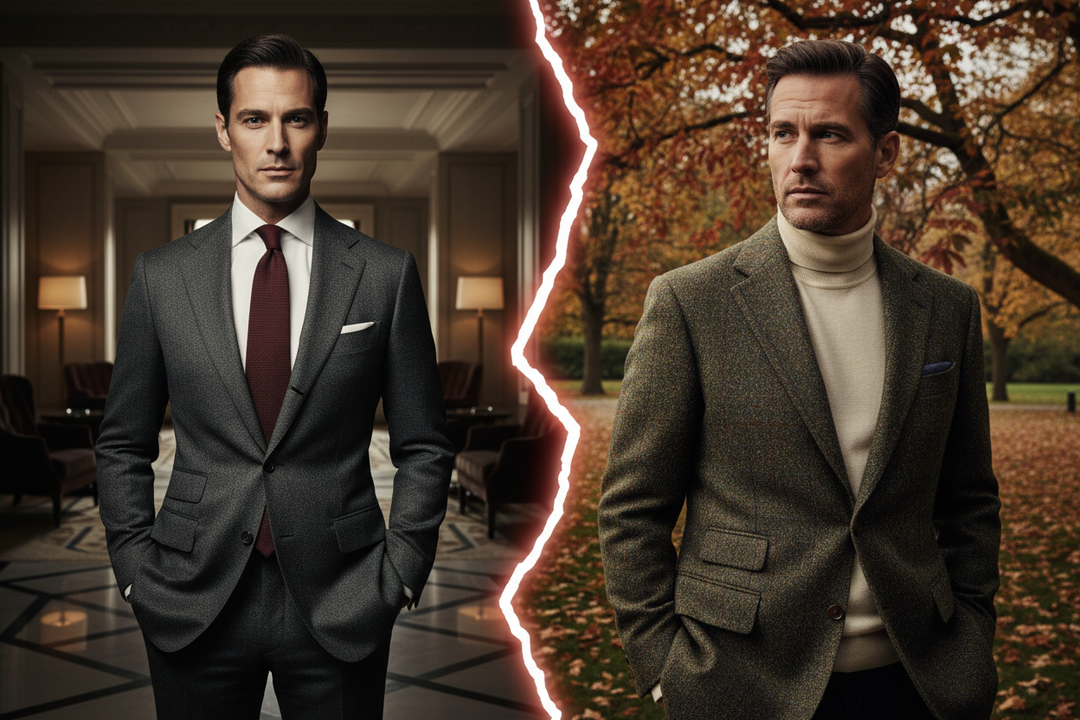 Herringbone vs. Wool Tweed: The Fabric Guide Every Well-Dressed Man Needs