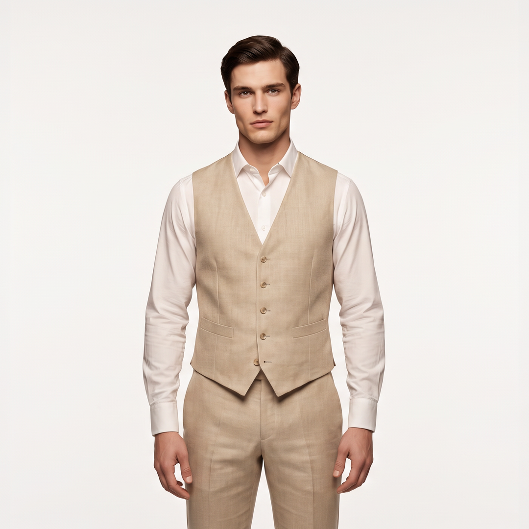 Cotton Linen Vest