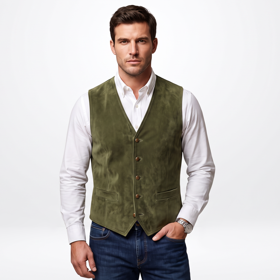 Suede Vest
