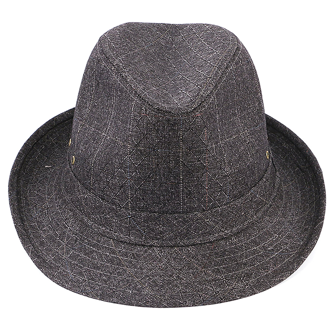 Menseventwear Fashion Hat Man Literary British Gentleman Breathable Wide Brim Hat