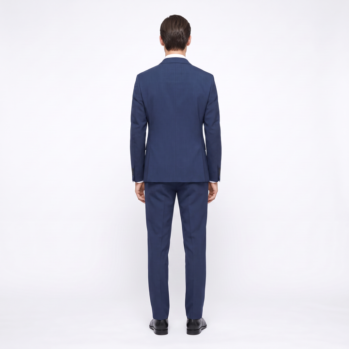 Menseventwear Formal 2 Pieces Mens Suit Flat Notch Lapel Set (Blazer+Pants)