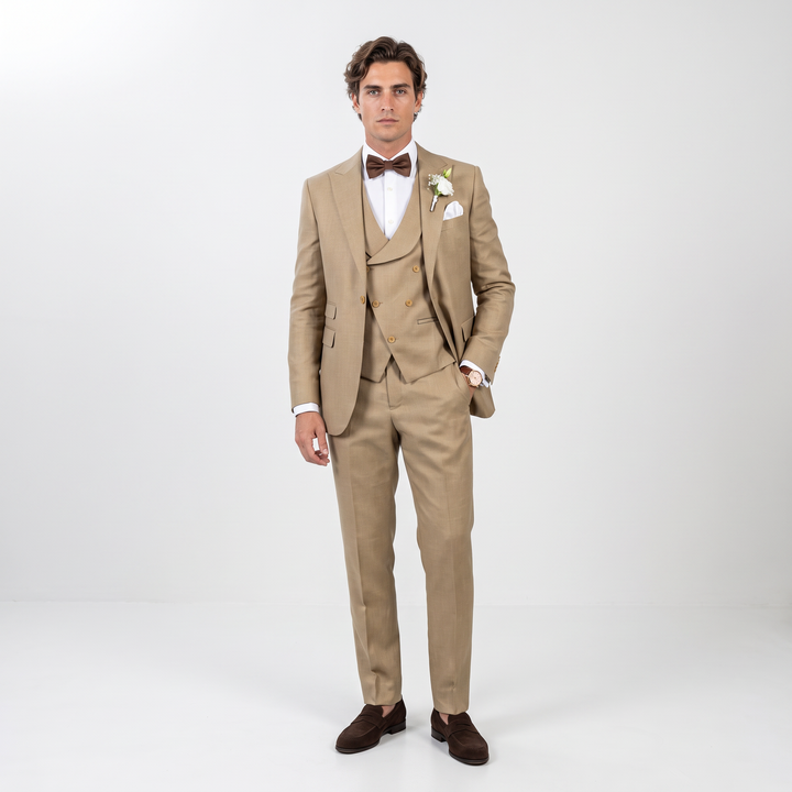 Menseventwear Fashion 3 Pieces Peak Lapel Men&