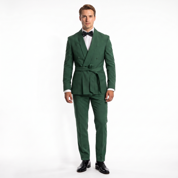 Menseventwear Double Breasts 2 Pieces Shawl Lapel Men&