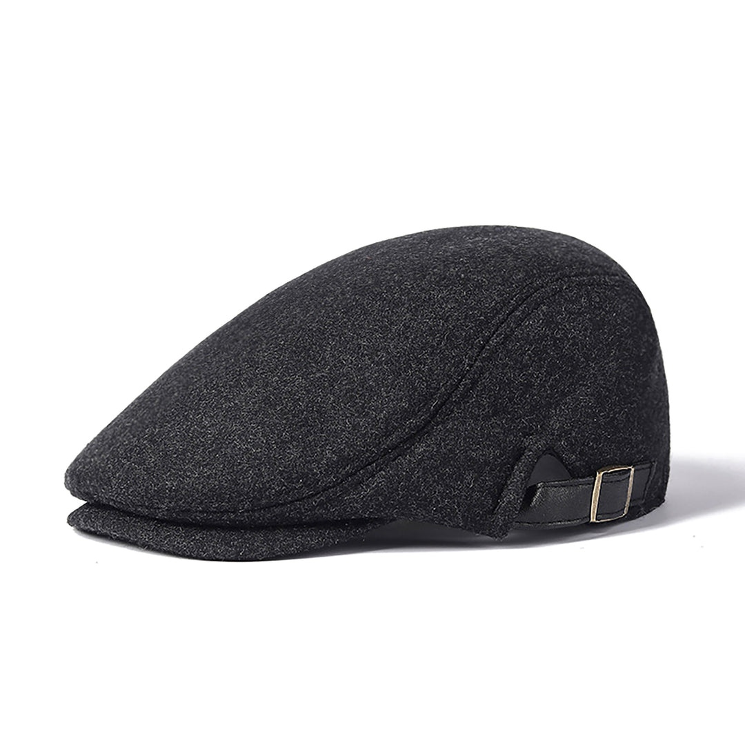 Menseventwear Retro Hat Man Literary Fashion Herringbone Tweed Adjustable Casual Cap