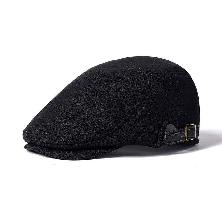 Menseventwear Retro Hat Man Literary Fashion Herringbone Tweed Adjustable Casual Cap