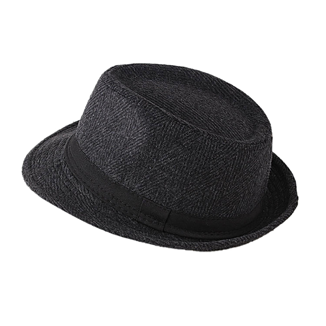 Menseventwear Retro Hat Man Literary Fashion Flannel Plaid Casual Fedora