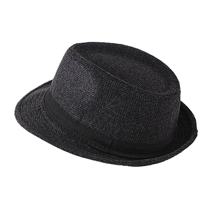 Menseventwear Retro Hat Man Literary Fashion Flannel Plaid Casual Fedora