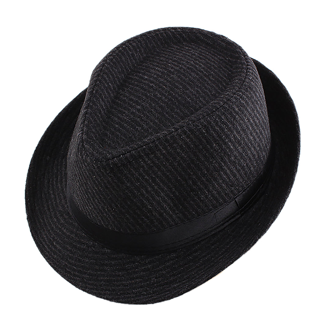 Menseventwear Retro Hat Man Literary Fashion Flannel Plaid Casual Fedora