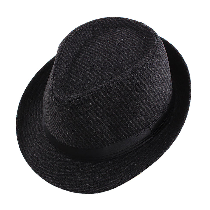 Menseventwear Retro Hat Man Literary Fashion Flannel Plaid Casual Fedora