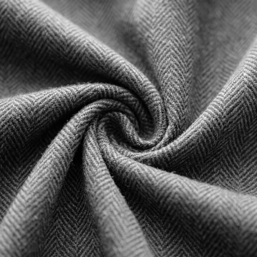 3 Pieces Double Breasted Herringbone Slim Fit Notch Lapel Men&