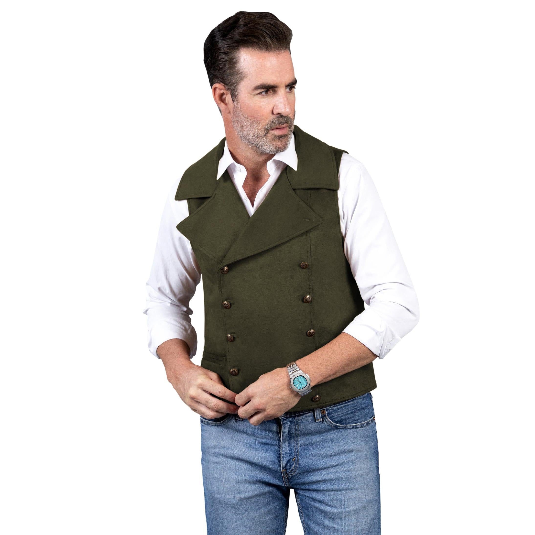Double Breasted Vest – mens event wear