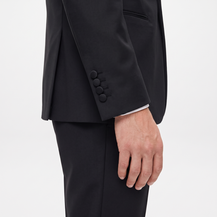 Menseventwear Formal 3 Pieces Mens Suit Flat Shawl Lapel Tuxedos For Party (Blazer+vest+Pants)