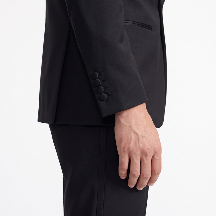 Menseventwear Fashion 2 Pieces Mens Suit Flat Shawl Lapel Tuxedos For Party (Blazer+Pants)